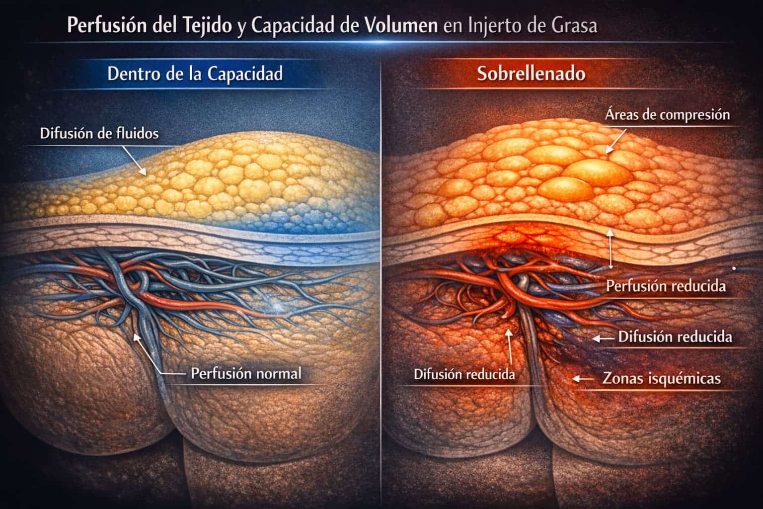 Necrosis del tejido adiposo tras un aumento de glúteos brasileño con relleno excesivo